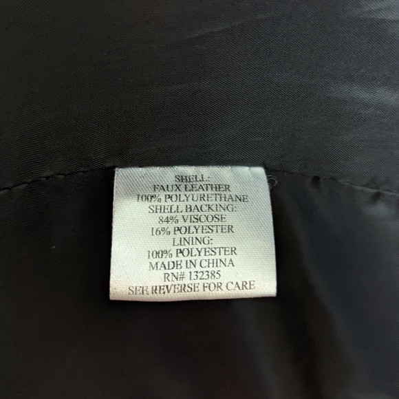 Faux leather jacket - Picture 7 of 7